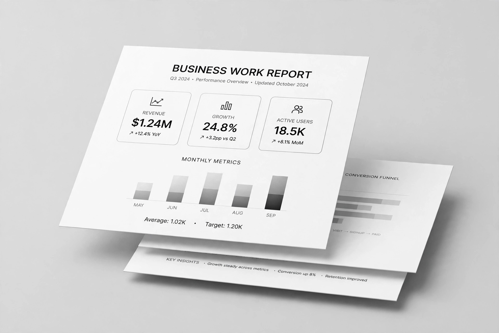 Work Report preview